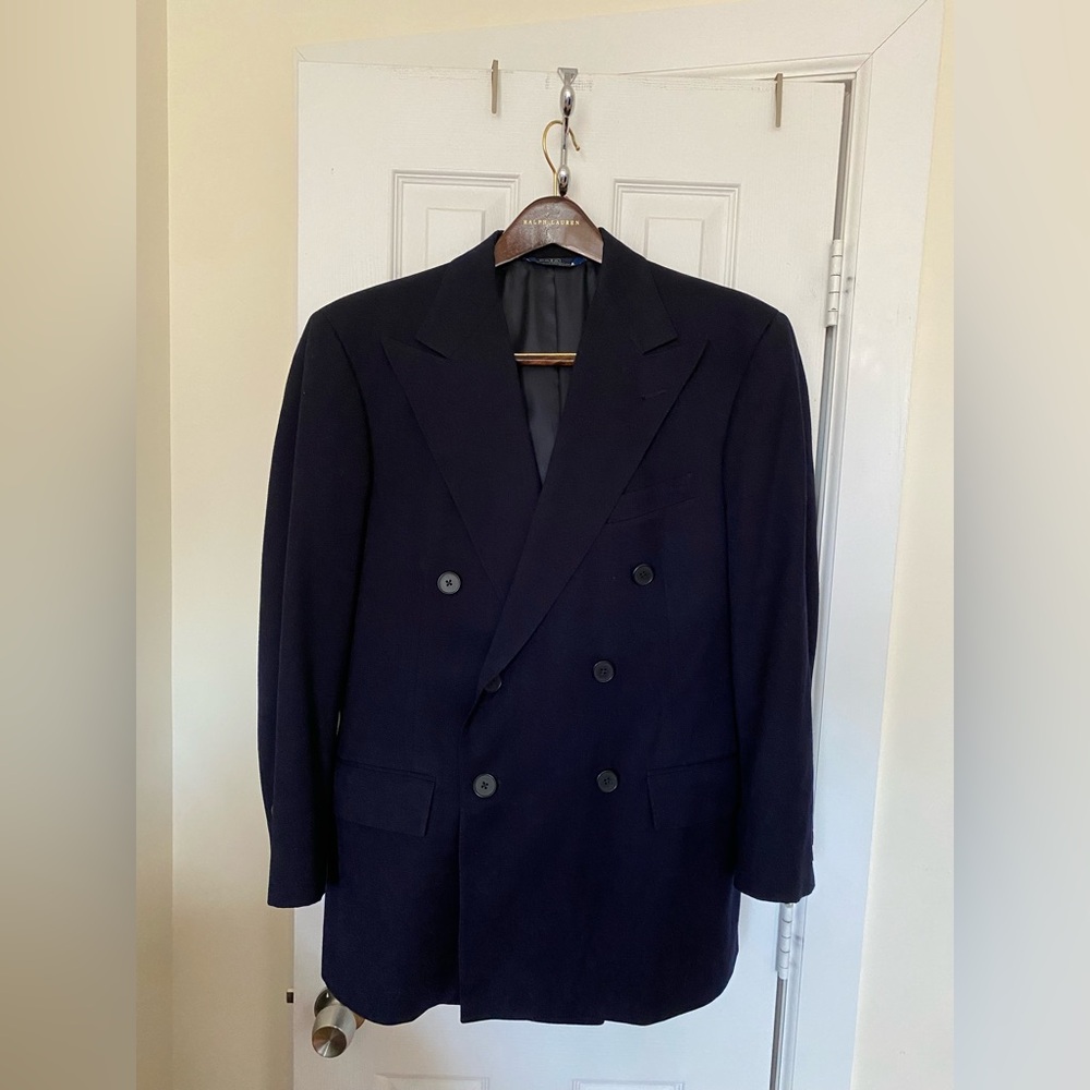 Ralph Lauren 1980’s Vintage Double-Breasted Blazer - 39R 

Union Made in USA